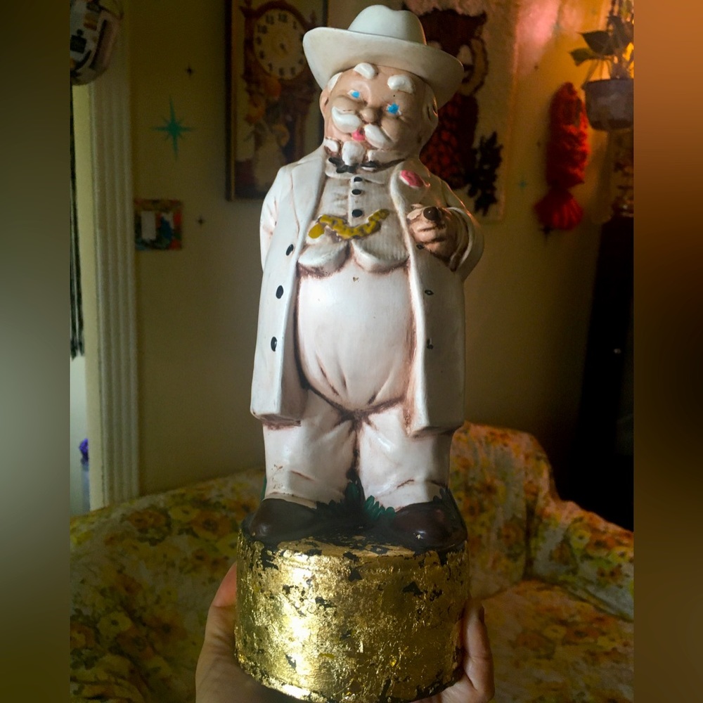 Vintage ALBERTA'S Southern Gentleman - KFC Col Sanders  1965 Bourbon Decanter